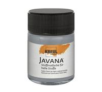 KREUL 91937 - Pintura para textil translúcida gris 50ml. JAVANA TEX