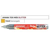 KREUL 92660 - Rotulador para textil purpurina amarillo sol punta bala 2-4mm. Aprox. JAVANA TEX