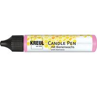 KREUL 49705 - Rotulador para velas, rosa, 29 ml, rotulador para velas con punta fina, colorea con cera de abeja para decorar y pintar velas