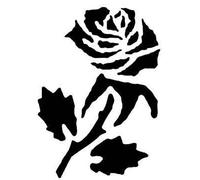 Kreul Fantasía plantilla del tatuaje Rose, 1 pieza