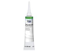 KREUL Javana 815920 - Pintura de Contorno para Tejidos, Tubo de 20 ml con Boquilla Fina, Color Verde