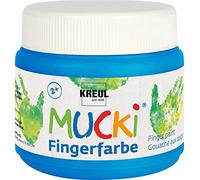 KREUL Mucki - Pinturas para dedos, color azul