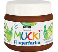 KREUL Mucki - Pinturas para dedos, color marrón