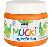 KREUL Mucki - Pinturas para dedos, color naranja