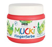 KREUL Mucki - Pinturas para dedos, color rojo