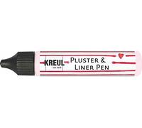KREUL Pintura PUFFY pen y contornos PLUSTER & LINER PEN efecto 3D Rosado 29ml.