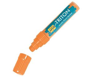 Kreul Solo Goya Triton 17902 - Rotulador de pintura acrílica a base de agua, secado mate, punta biselada estable de aprox. 15 mm para grandes superficies.