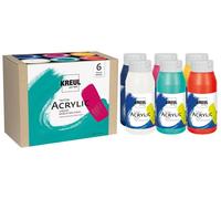 Kreul Triton Set of Acrylic Paints Modern Mix Colors 6 x 750 ml