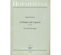 KREUTZER - Estudios y Caprichos (42) para Viola (Spindler)