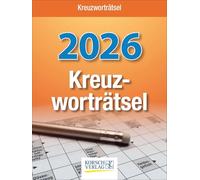 Kreuzworträtsel 2026: Tages-Abreisskalender mit einem neuen Kreuzworträtsel für jeden Tag I Aufstellbar I 12 x 16 cm