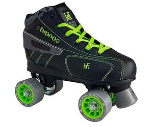 KRF Chronos New Wheels Patín Hockey Negro Y Verde (30)
