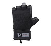 KRF Feel The Enemy Pasadena New Guante musculación y Fitness, Unisex Adulto, Negro, L