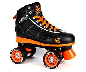 KRF The New Urban Concept Rental Sr Patines Paralelo 4 Ruedas, Negro, 38-39
