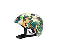 KRF The New Urban Concept Tropic Casco Multideporte Skate | Patinaje | Bicicleta | Monopatin, Multicolor, S (50-54CM)