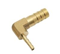 KRFVGYQNK Conector de tubo púas 2 vías pagoda latón for mangueras agua, equipo agrícola, 1 pieza(8MM*6MM)
