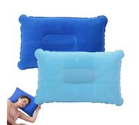 KRFWGUU 2 Kit Almohada Hinchable Camping -Hinchables Almohada De Viaje Ultraligera Almohada De Playa,Para Dormir Almohada Ultraligera Para Camping, Senderismo O Montañismo（Azul, Azul Cielo）