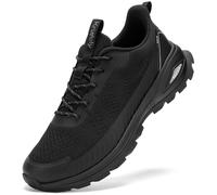 Kricely Zapatillas Running Hombre Zapatos Deporte Correr Jogging Caminar Bambas Zapatillas de Trekking （Negro 47）