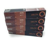 Krider - Selección Intensidad 16 - Cápsulas Café Molido Long Espresso - Compatible con Cafeteras Delta Q - con Notas Chocolate y Nueces Tostadas - Molido Natural - 40 Cápsulas, 220g