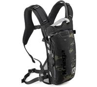 Kriega Hydro3 Multicam, mochila de hidratación 3 l male Negro/Oliva/Gris Oscuro