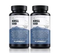 KRILL SOD® - Omega 3 de Krill Antártico SUPERBA krill® con Fosfolípidos, Colina y Astaxantina + TetraSOD® - Complemento Alimenticio para Deportistas y Personas Activas (2 x 60 capsulas)