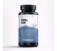KRILL SOD® - Omega 3 de Krill Antártico SUPERBA krill® con Fosfolípidos, Colina y Astaxantina + TetraSOD® - Complemento Alimenticio para Deportistas y Personas Activas (60 capsulas)