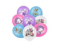 Krilucly12pcs Kpop Hunter Globos de cumpleaños, dibujos de fiesta de Huntrix Anime, Kpop Hunter Decoración, Globo de cumpleaños para niños, fiestas temáticas