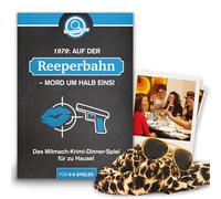 Krimidinner 6-8 personas - 1979 - Asesinato a la mitad en el Reeperbahn - Resolver caso de asesinato - Regalo para amigos - Juego de mesa - Hamburger Kiez