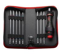 Krino 65006041 Surtido 9 piezas Herramientas de Precisión, Negro