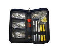 Krino 66015011 Surtido 50 piezas Herramientas de Precisión, Negro