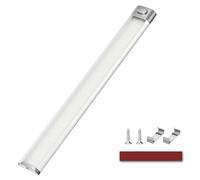 Kriogor 120 LED Barra de Luz Interior LED Coche, 12V-85V 6W Iluminación Interior del Coche con Interruptor, 1600LM 6000K Tubo Lámpara de Coches para RV, Camión, Caravana, Barco