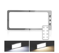 Kriogor 12V Luces interiores Led, 15W 2000LM 12V Lámparas LED, 198-LEDs luces caravana interior, 12v Camper Luces Caravana Interior para Van RV Motorhome Furgoneta