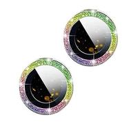 Kripyery 1 Conjunto de películas Protectoras de Lente Protector de Lente de Alta claramente práctico para teléfono y cámara de Cristal Templado Multicolor para iPhone 14 Pro/14 Pro MAX