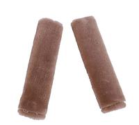 Kripyery 1 par General Vehículo Safe Ass Asiento Supply Pelush Scapular Estera protectora Camafeo marrón