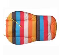 Kripyery A prueba de múltiples multicolor niños asiento de asiento de automóvil acolchado de cochecito cochecito Naranja