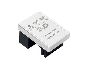 Kripyery Adaptador confiable Atx3.0 12vhpwr 600w Tarjeta gráfica de disipación de Calor Mejorada con Fuente de alimentación de 16p a convertidor 124p PC de Alto Rendimiento Negro B