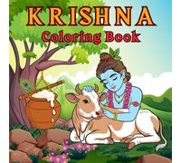 Krishna Coloring Book: Hindu God of love and compassion
