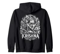 Krishna Divino Estratega Guerrero Espiritual Sudadera con Capucha