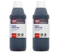 KRISP 2 x 500 ml Esencia de vainilla Concentrado de sabor para hornear Pasteles Galletas