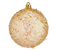 Krist+ Bolas de Navidad Ø 8 cm Dorado Plástico 8 x 9 x 8 cm