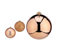 Krist+ Bolas de Navidad 15 x 16 x 15 cm Cobre Plástico