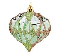 Krist+ Bolas de Navidad Diamante Ø 8 cm Plástico Verde