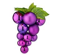 Krist+ Bolas de Navidad Grande Uvas Morado Plástico
