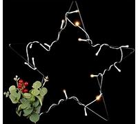 Krist+ Estrella de Navidad Luz LED Rojo Negro Verde (36 Unidades)