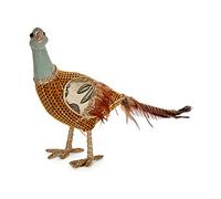 Krist+ Figura Decorativa Amarillo Faisán 12 x 27 x 50 cm Marrón Sintético