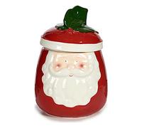 Krist+ Figura Decorativa Papá Noel 14 x 19,5 x 14 cm Cerámica Rojo