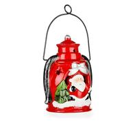 Krist+ Figura Decorativa Papá Noel 8,3 x 16 x 8,5 cm Cerámica Rojo Blanco