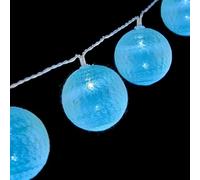 Krist+ Guirnalda de Bolas LED Ø 6 cm 2 m Azul