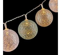 Krist+ Guirnalda de Bolas LED Ø 6 cm Multicolor (2 m)