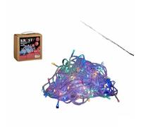 Krist+ Guirnalda de Luces LED Multicolor 24 m Transparente 9 W (4 Unidades)