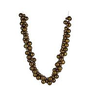 Krist+ Guirnalda de Navidad Bolas de Navidad 130 x 10 x 10 cm Verde PVC (6 Unidades)